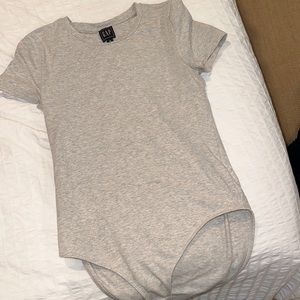 Grey basic bodysuit